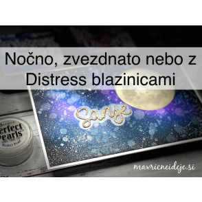 Nočno, zvezdnato nebo z Distress blazinicami