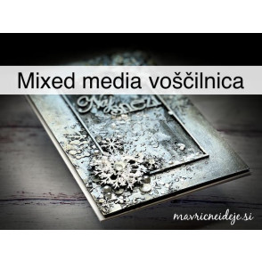 Mixed media voščilnica