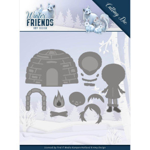 Rezalna šablona, Winter Friends, Eskimo