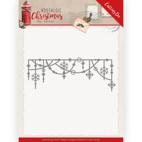 Rezalna šablona, Nostalgic Christmas, Hanging Snowflakes