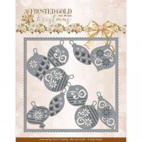 Rezalna šablona, Frosted Gold Christmas, Frosted Gold Frame