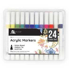 Akrilni marker, set 24, Vol. 2