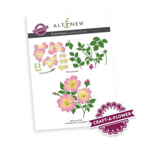 Rezalna šablona, Craft-A-Flower: Prairie Roses Layering Die Set