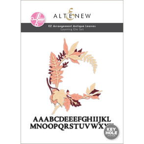 Rezalna šablona, Creative Cuts: EZ Arrangement Antique Leaves Layering