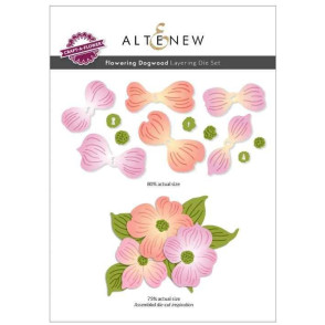 Rezalna šablona, Craft-A-Flower: Flowering Dogwood Layering Set