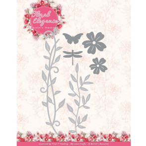 Rezalna šablona, Floral Elegance, Floral Branchees