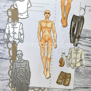 Rezalna šablona, Bob, Paper Doll #1