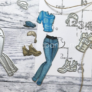 Rezalna šablona, Police Clothes for Lola, policijska oblačila za Lolo