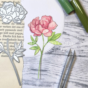 Rezalna šablona, Peony, potonika