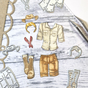 Rezalna šablona, Animal Keeper Clothes for Bob, Bobova oblačila za skrbnika