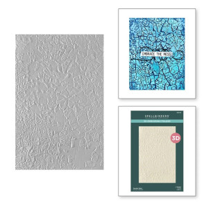 Mapa za embosiranje, 3D Beautifully Imperfect, Crackle Paint
