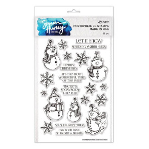Štampiljka, Sketched Snowmen