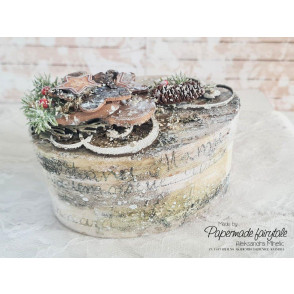 Mixed media darilna škatlica