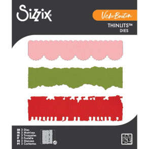 Rezalna šablona, Sizzix, Thinlits, Double Edgers, by Vicki Boutin