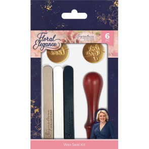Komplet za voščene pečate, Floral Elegance, Wax Seal Kit