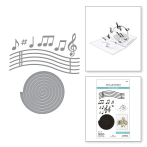 Rezalna šablona, Bibi's Musical Notes, Musical Notes & Stave Pop-Up
