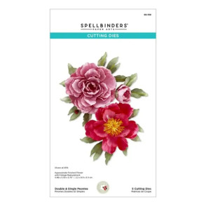 Rezalna šablona, The Poet's Garden, Double & Single Peonies