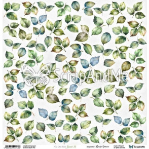 Papir, White Roses, Leaves 13