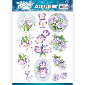 Papir, 3D Push Out, The Colours of Winter, Purple
