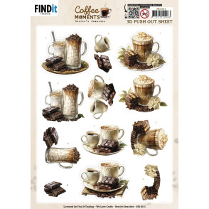 Papir, 3D Push Out, Coffee Moments, Cacao
