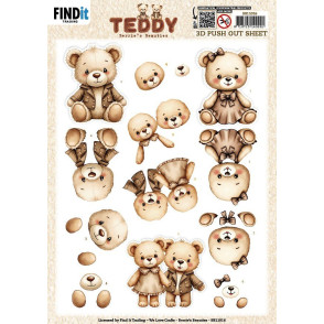 Papir, 3D Push Out, Teddy, Together