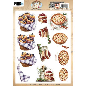 Papir, 3D Pushout Sheet, Homestead Bakery, Bake Bites