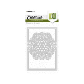 Rezalna šablona, Christmas Star Zig-Zag Card