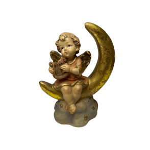 Angel na luni, harfa