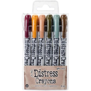 Distress Crayons, voščenke, set 10