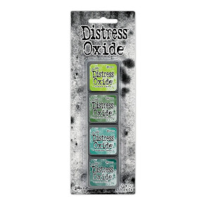 Barvne blazinice, Distress Mini Oxide, set 9