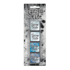 Barvne blazinice, Distress Mini Oxide, set 10