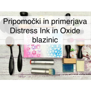 Pripomočki in primerjava Distress Ink Oxide blazinic
