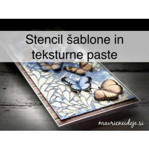 Stencil šablone in teksturne paste