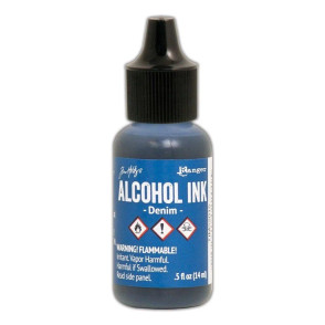 Alcohol Ink Denim