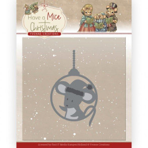Rezalna šablona, Have a Mice Christmas, Christmas Mouse Bauble