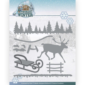 Rezalna šablona, Funky Nanna, Nordic Winter, Nordic Scene