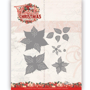 Rezalna šablona, Floral Christmas, Poinsettia